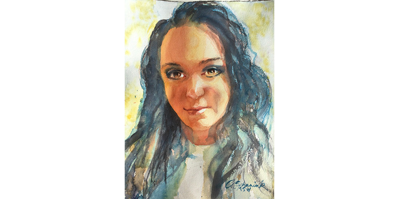Schanink Portraits in Watercolor ESSA Fall 2023 04