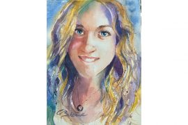 Schanink Portraits in Watercolor ESSA Fall 2023 05