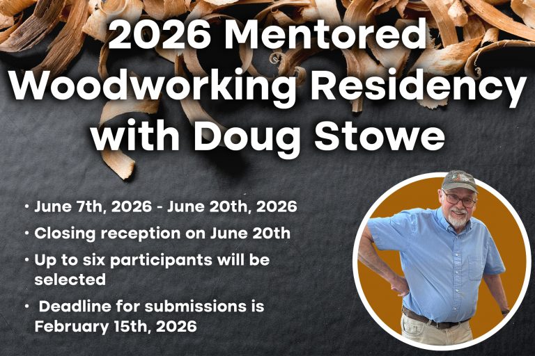 2026 Mentored Wood Residency Banner 01