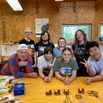 Copper Cuff projects created by returning students during an ESSA Young Artist Program workshop