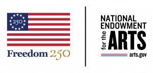Freedom 250 and National Endowment for the Arts logos